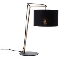 NAMIZNA SVETILKA  Annice   23/43/52 cm          - črna/barve medenine, Trendi, kovina/tekstil (23/43/52cm)
