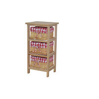 AUFBEWAHRUNGSREGAL - Naturfarben, KONVENTIONELL, Holz (25/30/60cm) - MID.YOU
