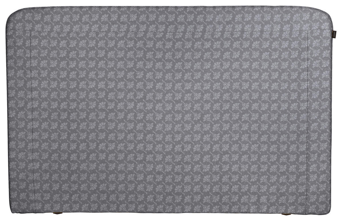 POLSTERBETT 180/200 cm,  in Grau, gepolstertes Kopfteil, Lattenroste, Matratzen, H2 + H2 = mittel  - Schwarz/Weiß, MODERN, Holz/Textil (180/200cm) - Joop!