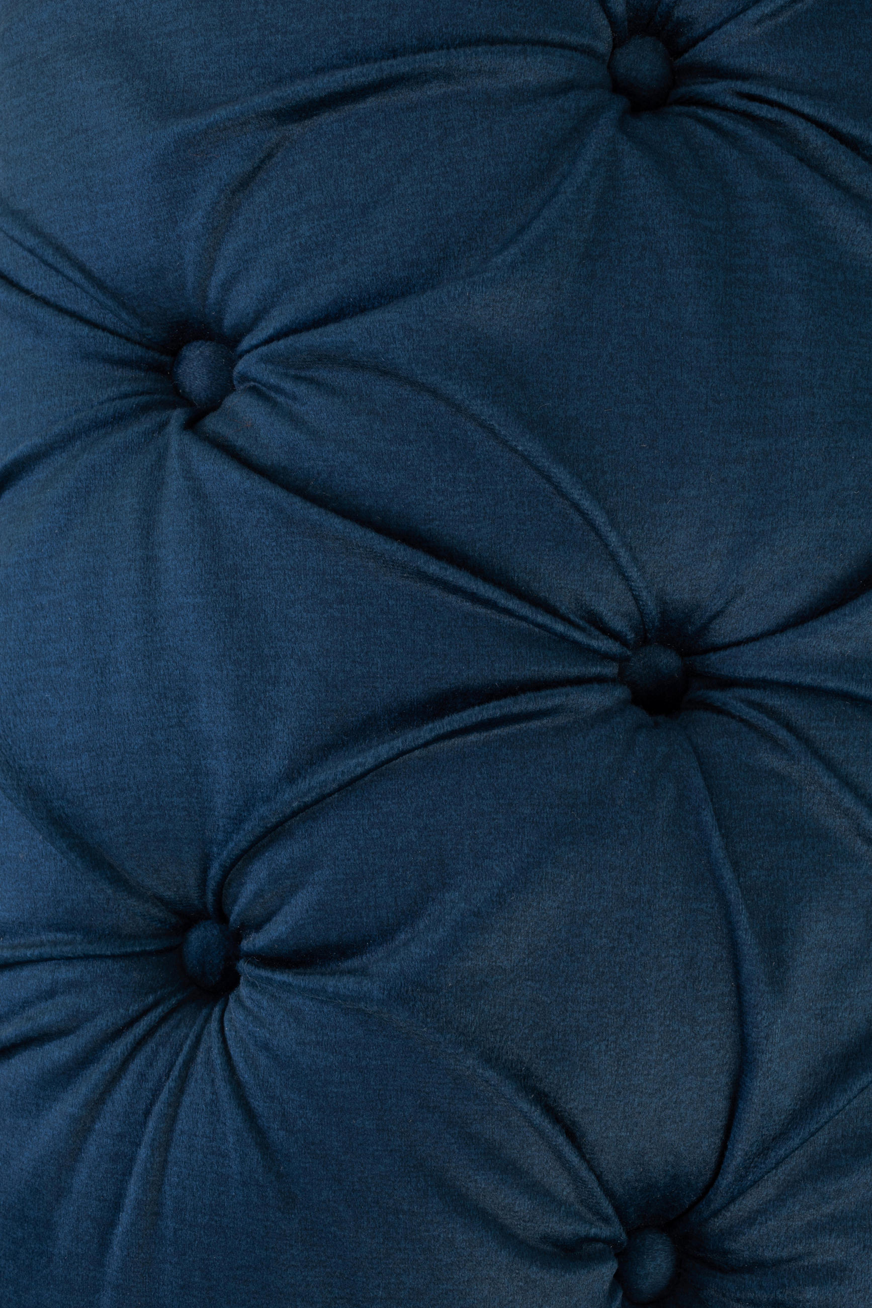 RÉCAMIERE in Velours Dunkelblau  - Schwarz/Dunkelblau, Design, Holz/Textil (216/91/103cm) - MID.YOU