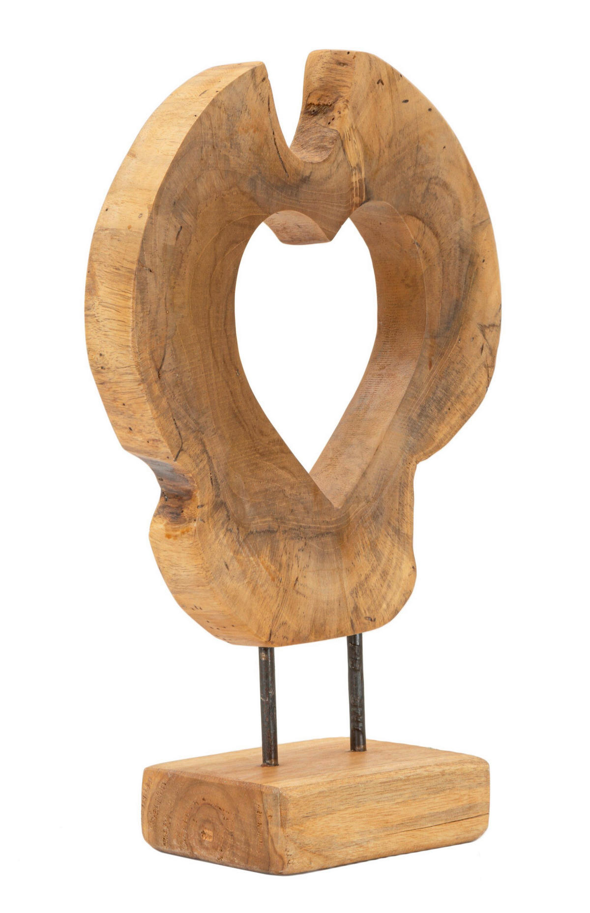 SKULPTUR - Braun, Basics, Holz (28/38/10cm)