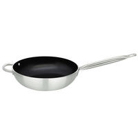 WOKPFANNE Bistroline Keramikbeschichtung 28 cm  - Silberfarben, Basics, Metall (28cm) - ELO