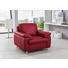 WOHNLANDSCHAFT Echtleder - Rot/Alufarben, KONVENTIONELL, Leder/Metall (163/306/203cm) - Beldomo Premium
