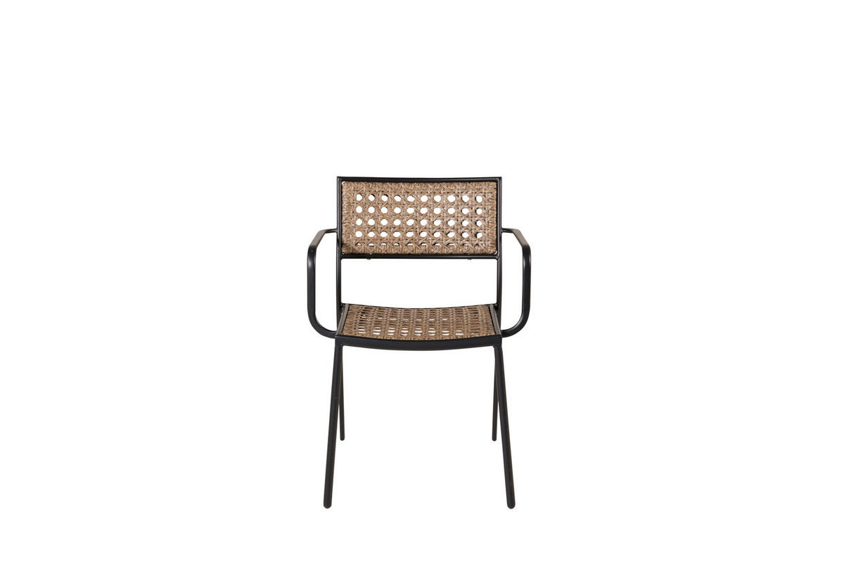 UTESTOLAR SET i metall, plast svart  - svart, Klassisk, metall/plast (56/80/59cm) - Gardenson