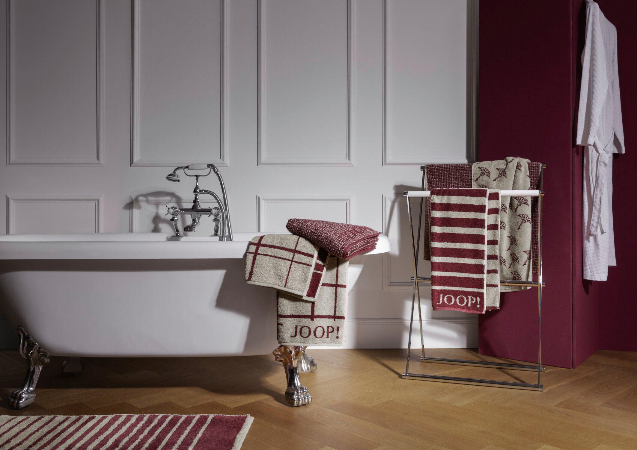 GÄSTETUCH SELECT SHADE Rot 3-teilig 30/50 cm  - Rot, Design, Textil (30/50cm) - Joop!