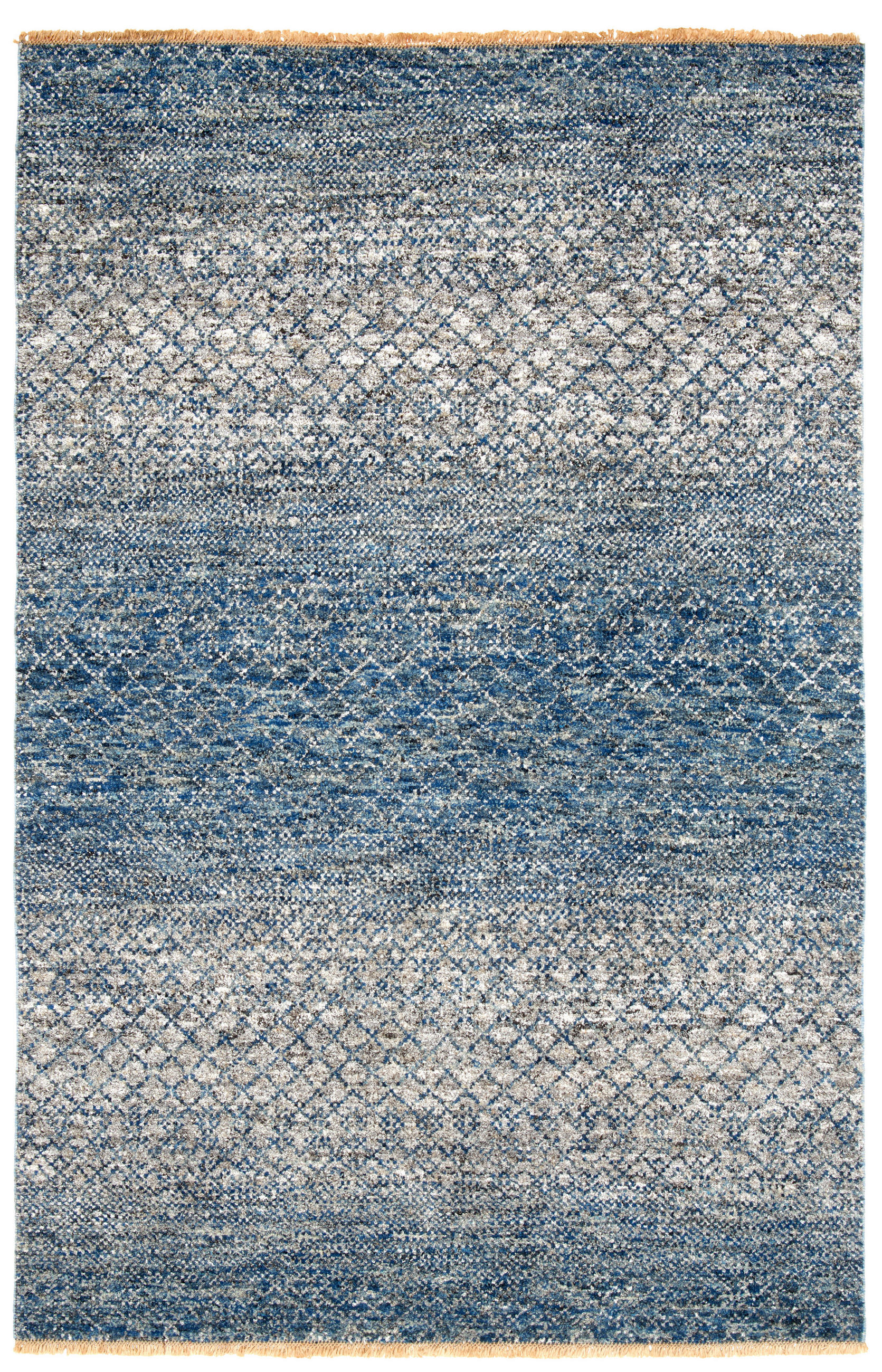 ORIENTTEPPICH  Wohnzimmer 70/140 cm Sun & Sand Blue Blau rechteckig  - Blau, KONVENTIONELL, Textil (70/140cm) - Cazaris