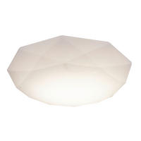 LED-TAKLAMPA 16 W 51/51/11 cm  - vit, Basics, metall (51/51/11cm)
