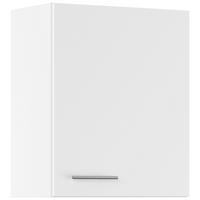 KÜCHENOBERSCHRANK 60/72,3/34,2 cm  in Weiß  - Edelstahlfarben/Weiß, Basics, Holzwerkstoff/Metall (60/72,3/34,2cm) - Impuls