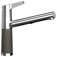 KÜCHENARMATUR 554120GAS  - Chromfarben/Dunkelgrau, Basics, Stein/Metall (5,2/23,3/20,9cm) - Schock