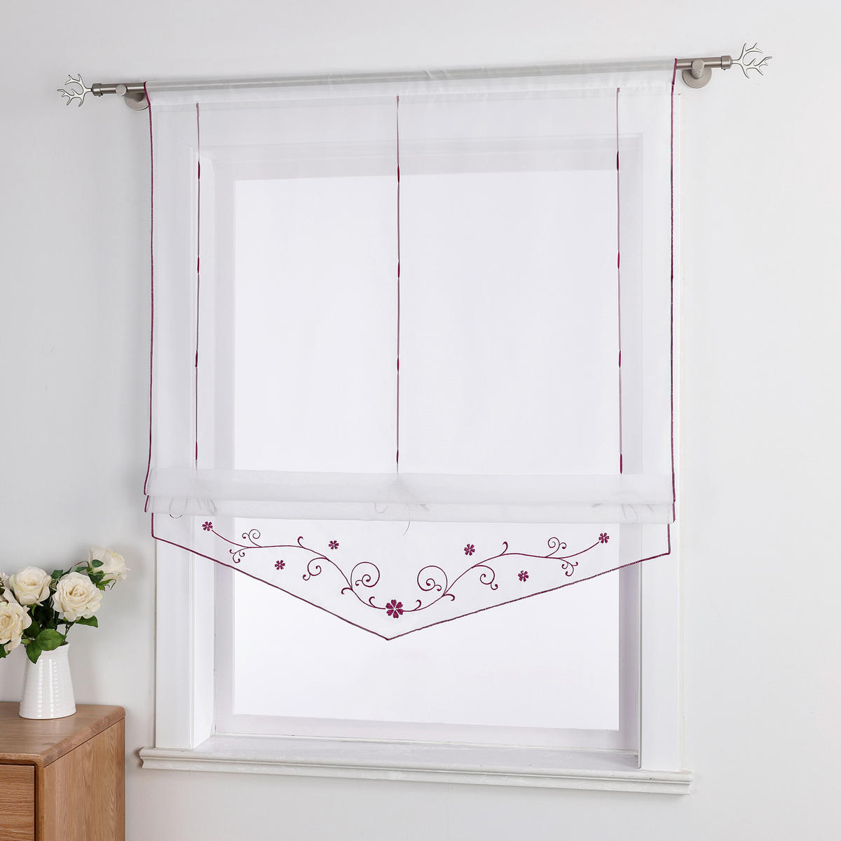 FALTROLLO  transparent  80/140 cm    - Weiß Hochglanz, Basics, Textil (80/140cm) - Joyswahl