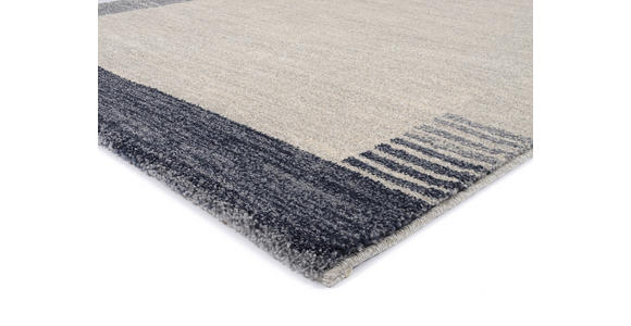 WEBTEPPICH 65/130 cm Palazzo Lobo Blau, Grau - Blau/Grau, KONVENTIONELL, Textil (65/130cm) - Novel