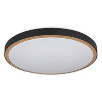 LED-DECKENLEUCHTE 24 W  42/9,5 cm    - Weiss/Opal, Basics, Leder/Kunststoff (42/9,5cm) - Globo
