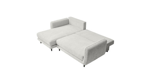 ECKSOFA in Struktur Naturfarben  - Schwarz/Naturfarben, KONVENTIONELL, Holz/Textil (170/247cm) - Carryhome