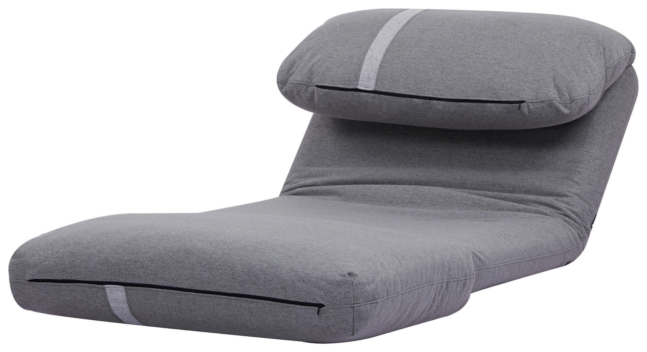 SCHLAFSESSEL in Webstoff Dunkelgrau  - Dunkelgrau/Hellgrau, Design, Textil (78/58/82cm) - Livetastic