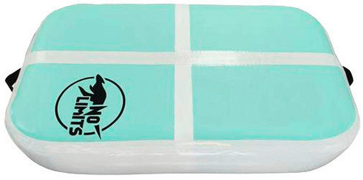 GYMNASTIKMATTE AIR BOARD  - Türkis/Weiß, MODERN, Kunststoff (100/60/10cm)