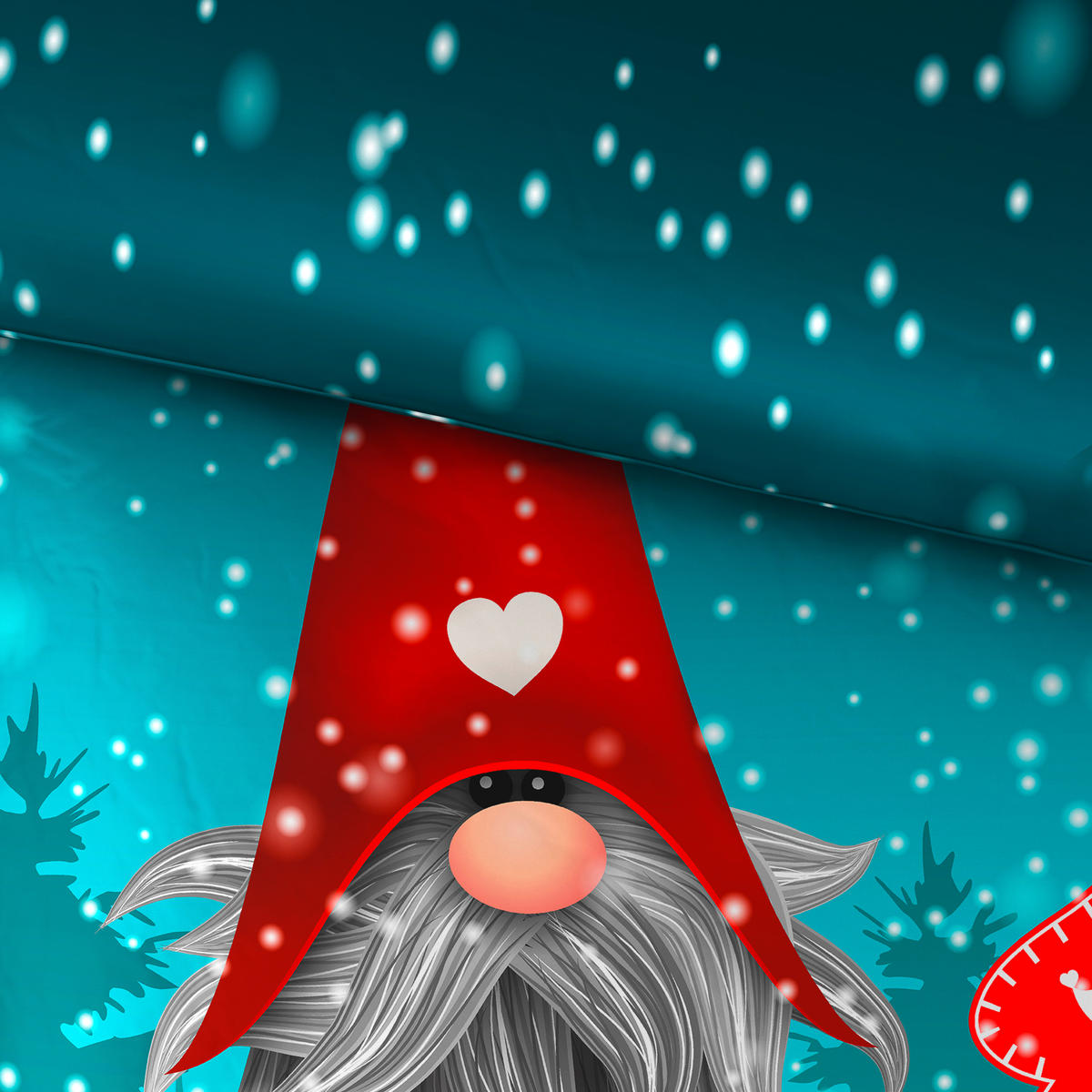 POSTELJINA ELF  - boje petroleja, Design, tekstil (140/200cm) - Novel