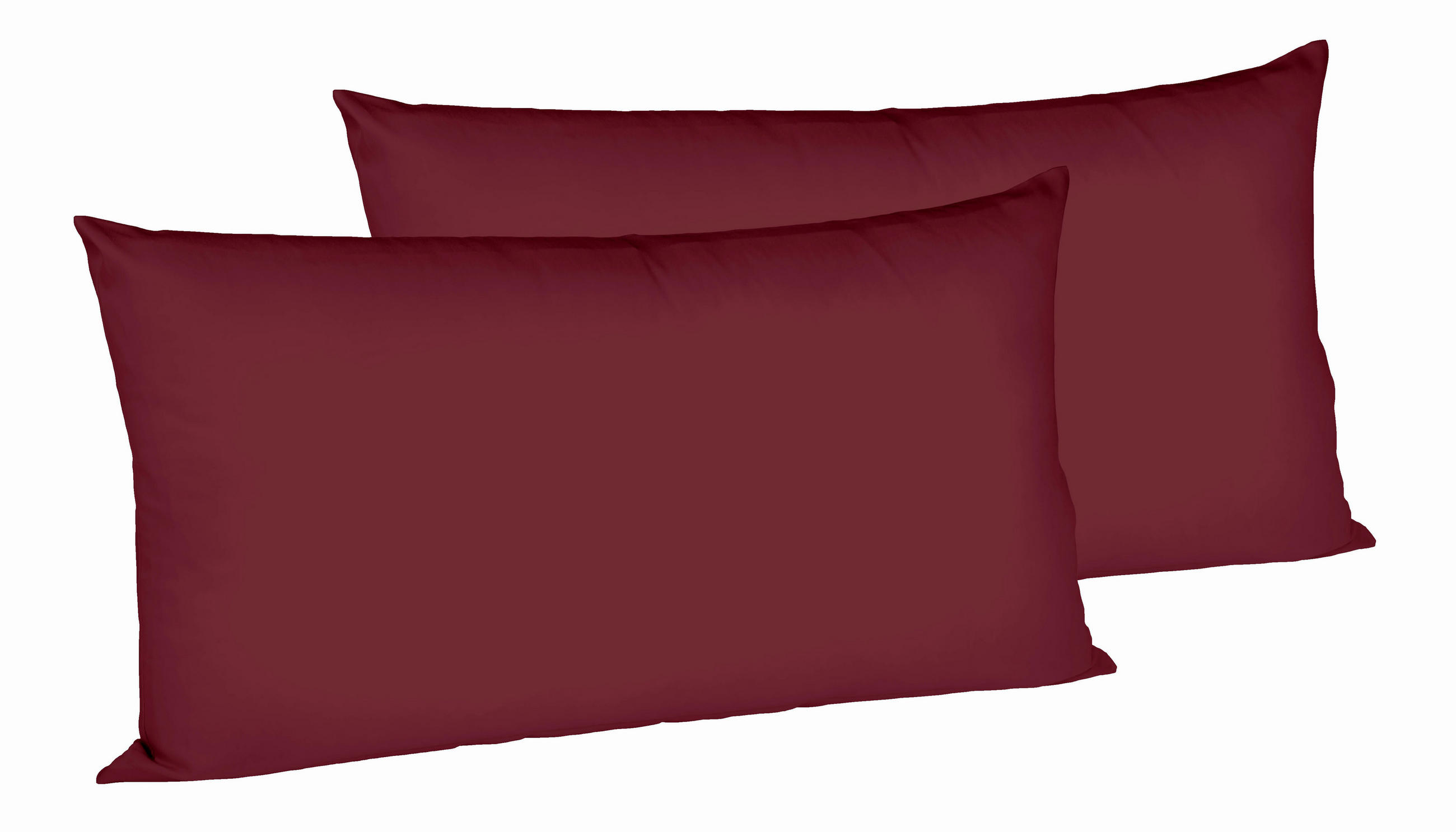 KOPFKISSENBEZUG 40/80 cm  - Pflaume, Basics, Textil (40/80cm) - Fleuresse