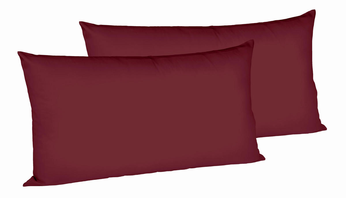 KOPFKISSENBEZUG 40/80 cm  - Pflaume, Basics, Textil (40/80cm) - Fleuresse