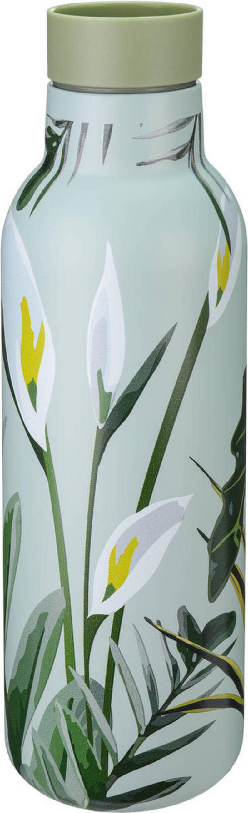 ISOLIERFLASCHE 0.45 l  - Hellgrün/Grün, Trend, Kunststoff/Metall (7/23cm) - Homeware Profession.