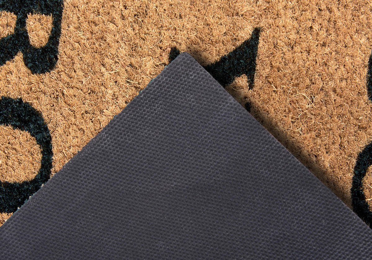 KOKOSMATTE  45/75 cm  Schwarz, Hellbraun  - Hellbraun/Schwarz, Basics, Naturmaterialien/Kunststoff (45/75cm)