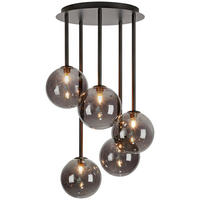 DECKENLEUCHTE     - Schwarz, Basics, Glas/Metall (40/68/40cm) - Markslöjd