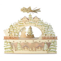 WEIHNACHTSPYRAMIDE  - Beige, Basics, Holz (10,0/37,5/46,0cm)