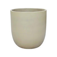 OKRASNI LONČEK - peščene barve, Basics, keramika (35/35cm) - Ambia Home