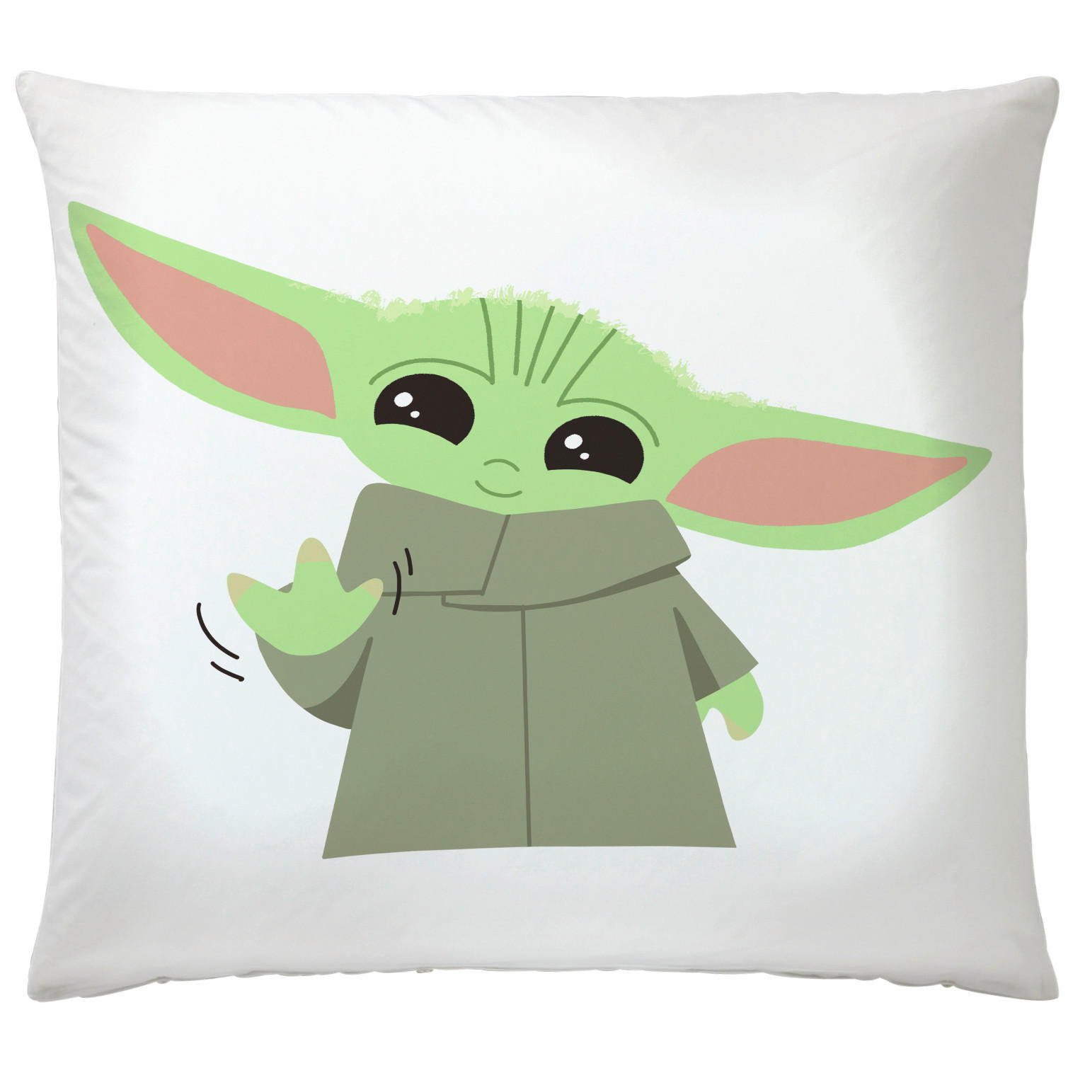 ZIERKISSEN Star Wars Yoda 40/40 cm  - Creme, Basics, Textil (40/40cm) - Disney