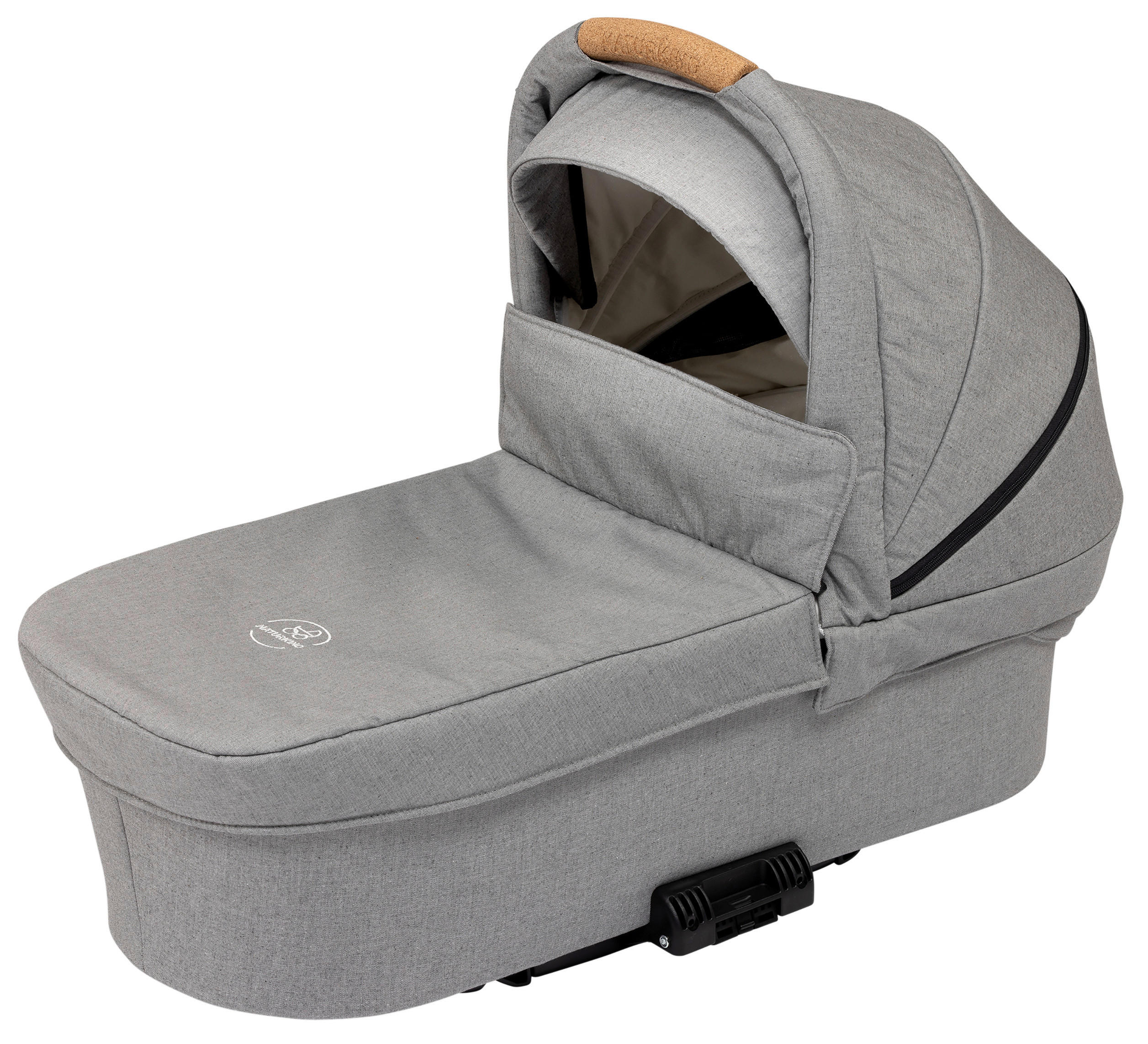 LIEGEWANNE LARS  - Hellgrau, Basics, Textil (92/40/62cm) - Naturkind