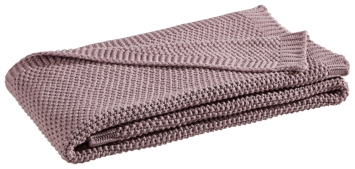 WOHNDECKE 130/170 cm  - Lila, Basics, Textil (130/170cm) - Novel