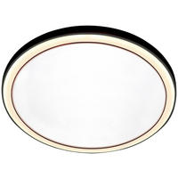 LED-DECKENLEUCHTE 48/4 cm   - Schwarz, KONVENTIONELL, Metall (48/4cm) - BOPP