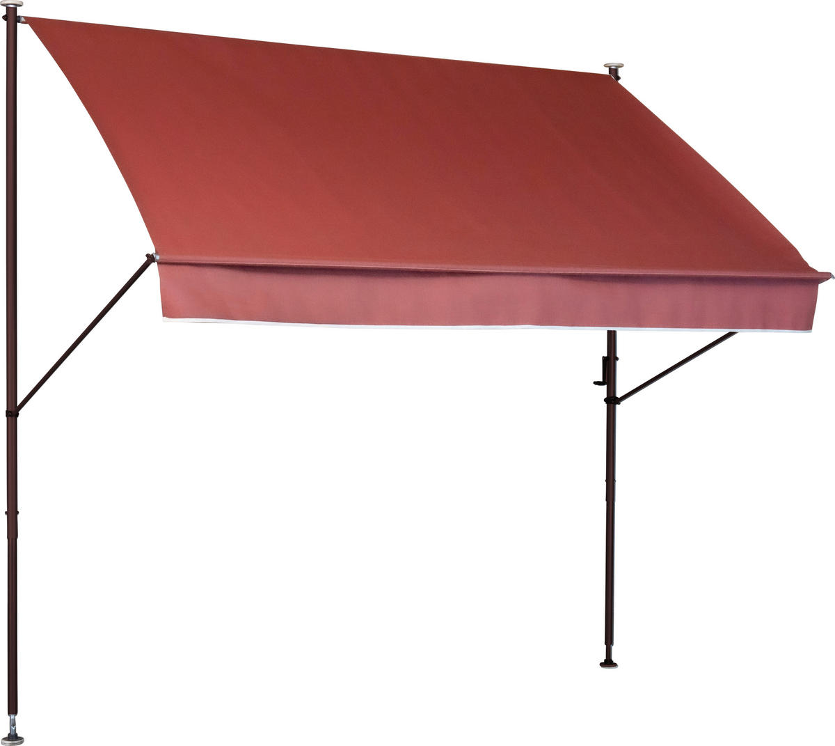 MARKISE - Terracotta/Braun, Basics, Textil/Metall (150/225-275/150cm) - Boxxx