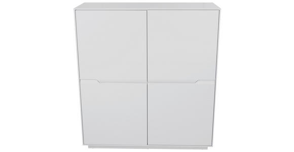 HIGHBOARD Hellgrau  - Hellgrau, MODERN, Holzwerkstoff (113/125/40cm) - Xora