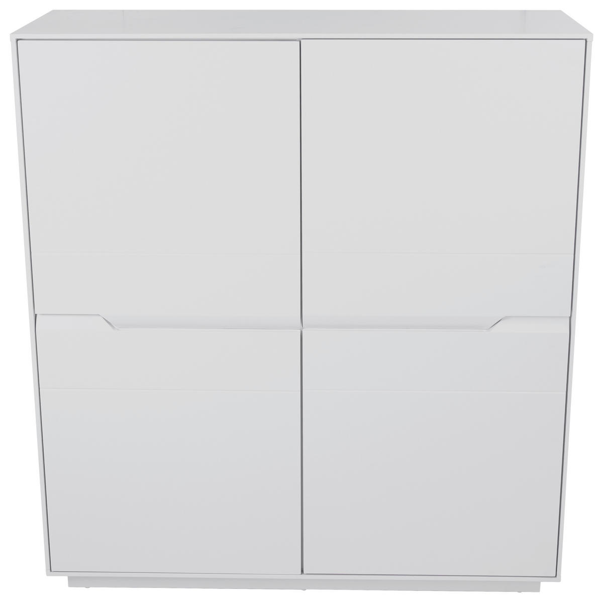 HIGHBOARD  in 113/125/40 cm  - Hellgrau, MODERN, Holzwerkstoff (113/125/40cm) - Xora