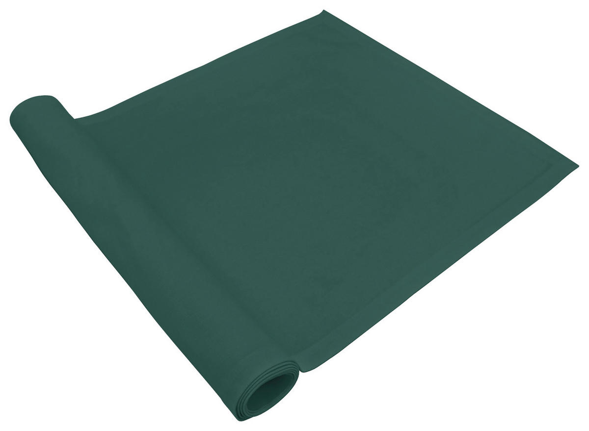 TISCHLÄUFER Home Textil Flachgewebe Petrol 45/150 cm  - Petrol, Basics, Textil (45/150cm) - Novel
