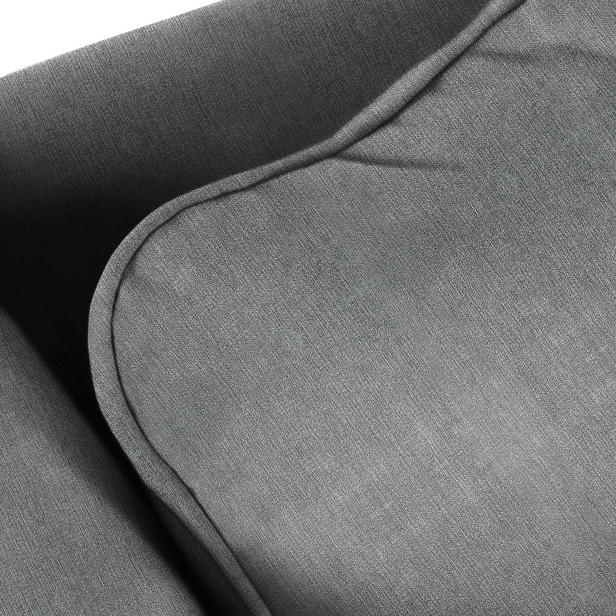 RÉCAMIERE in Mikrofaser Grau  - Eichefarben/Grau, Lifestyle, Holz/Textil (88/85/176cm) - Xora