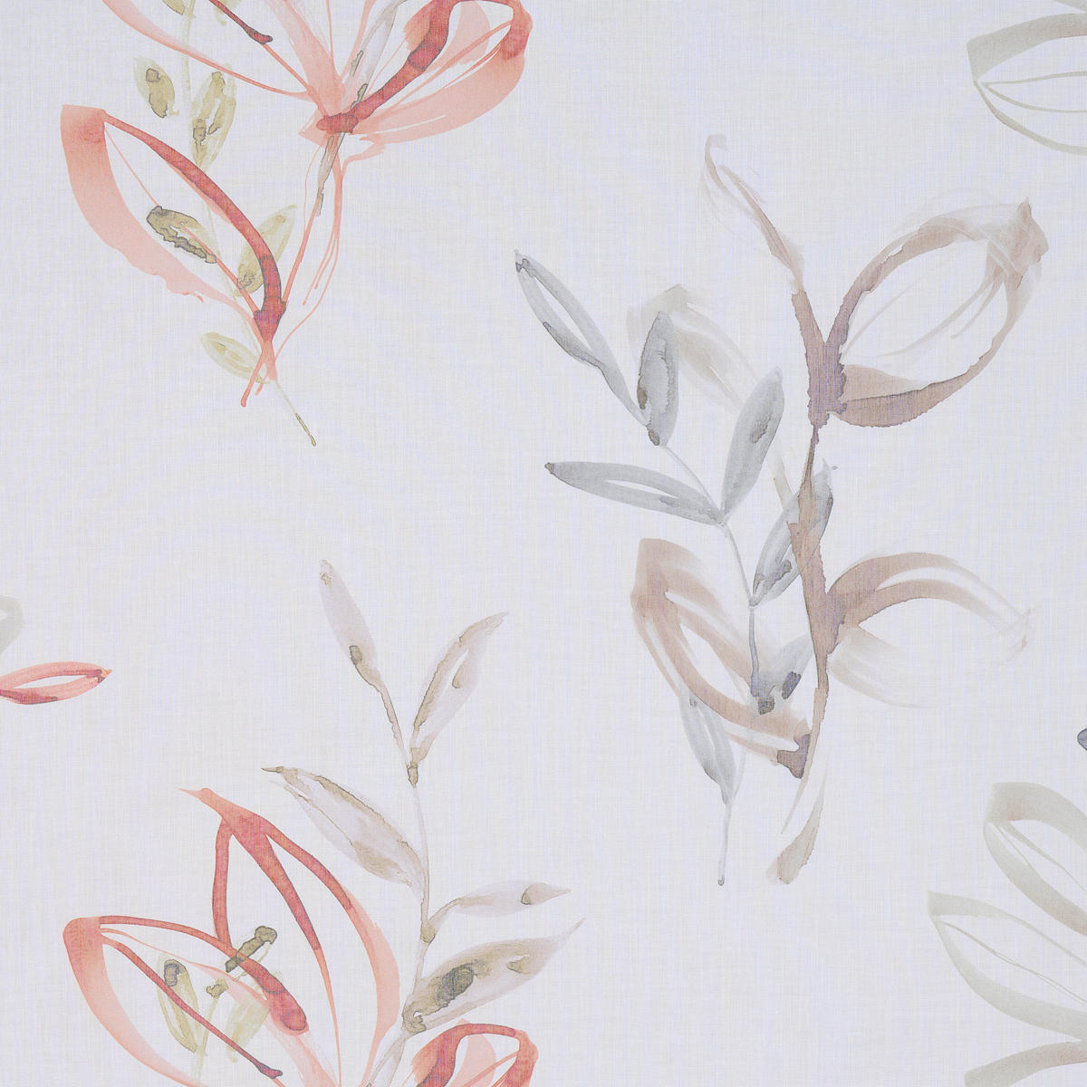 HOTOVÝ ZÁVES, polopriehľadné, 140/245 cm - terakota, Design, textil (140/245cm) - Esposa