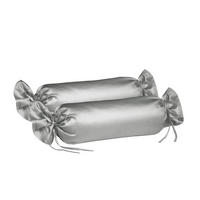 NACKENROLLENBEZUG 2er-Set COLOURS  - Dunkelgrau, Basics, Textil (40/15cm) - Fleuresse