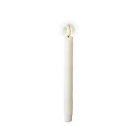 LED-KERZE 2,2/24,5 cm  - Weiß, Basics, Kunststoff/Paraffin (2,2/24,5cm) - Ambia Home