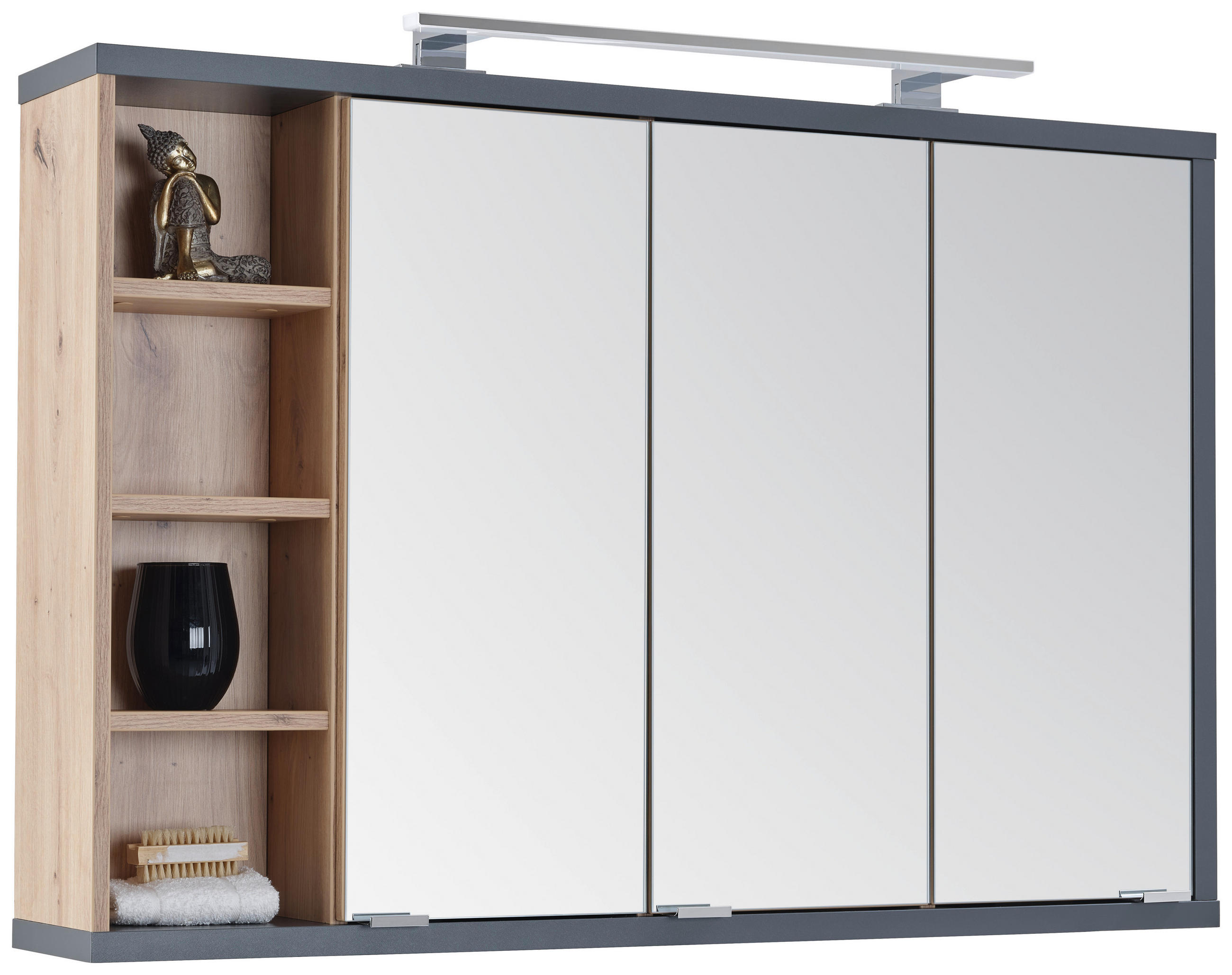 Spiegelschrank Camillo 3-Türig Bht: 110x74x20 Cm