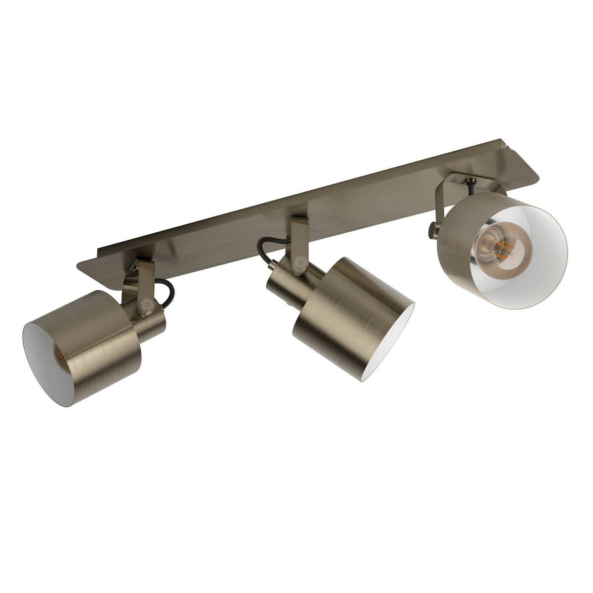 STRAHLER 70/11/21 cm   - Goldfarben/Creme, Design, Metall (70/11/21cm) - Eglo