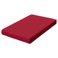 TOPPER-SPANNLEINTUCH 90-100/190-220 cm Jersey  - Dunkelrot, Basics, Textil (90-100/190-220cm) - Schlafgut