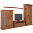WOHNWAND in Kirschbaumfarben - Kirschbaumfarben/Goldfarben, LIFESTYLE, Glas/Holz (347/45/212cm) WOHNWAND in Kirschbaumfarben - Kirschbaumfarben/Goldfarben, LIFESTYLE, Glas/Holz (347/45/212cm)