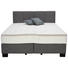 BOXSPRINGBETT 160/200 cm in Platinfarben - Platinfarben/Schwarz, Design, Kunststoff/Textil (160/200cm) - Hom`in BOXSPRINGBETT 160/200 cm in Platinfarben - Platinfarben/Schwarz, Design, Kunststoff/Textil (160/200cm) - Hom`in