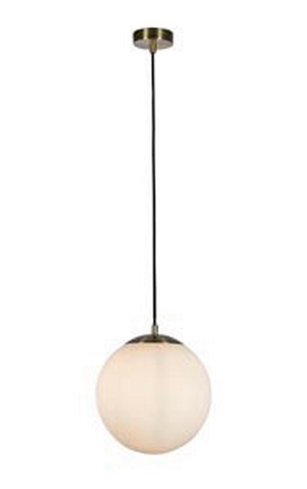 HÄNGELEUCHTE Atom 33/120 cm   - Messingfarben, KONVENTIONELL, Glas/Metall (33/120cm) - Searchlight