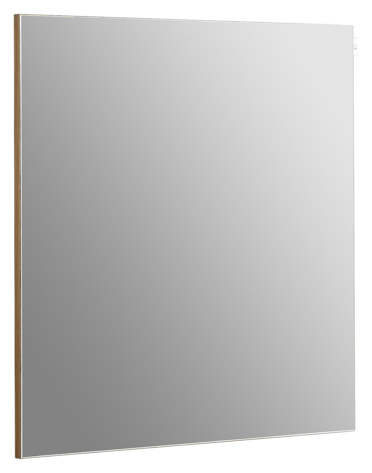 ZIDNO OGLEDALO  80/80/2 cm     - boja hrasta, Trendi, staklo/pločasti materijal (80/80/2cm) - Hom`in