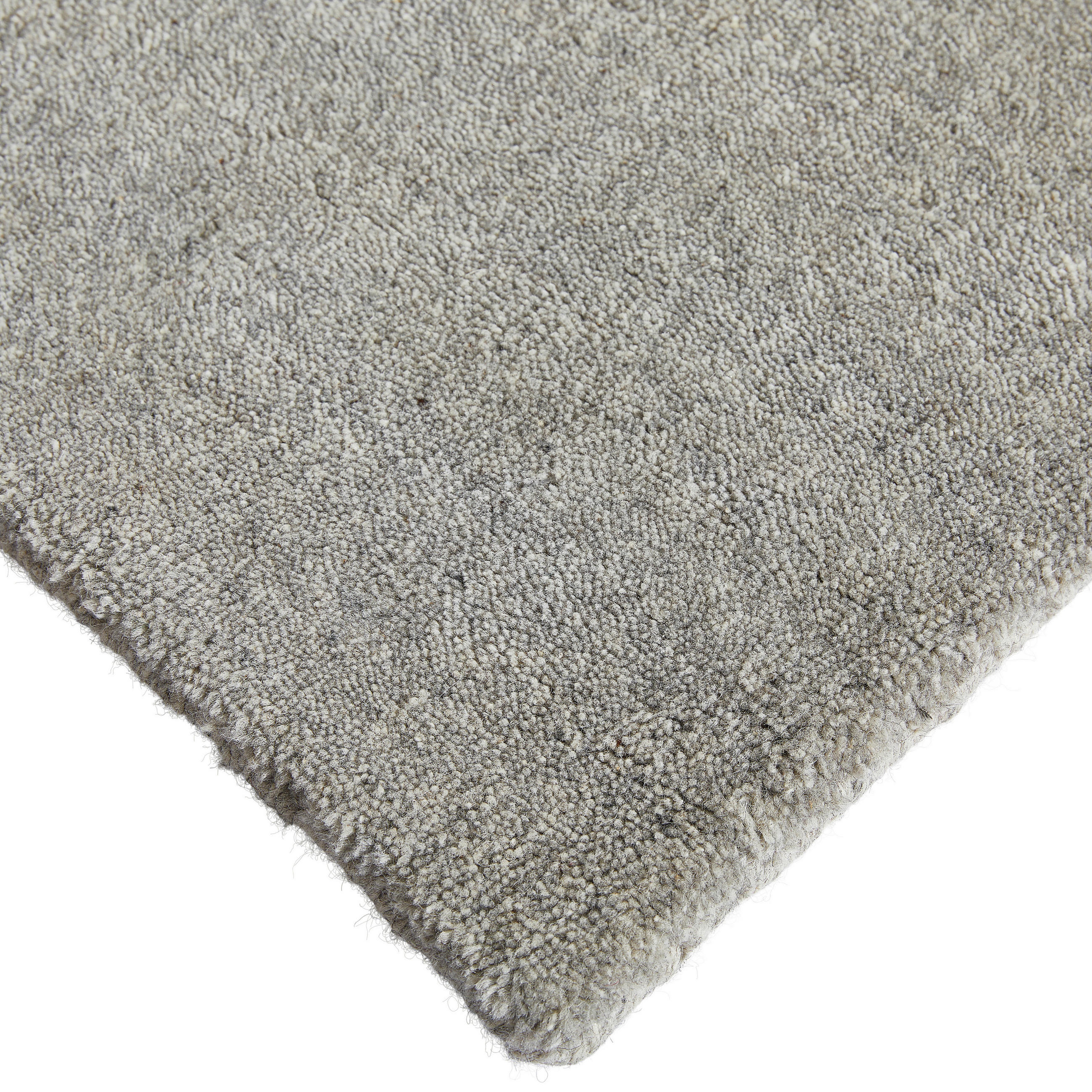 Thumbnail - Linea Natura Orientteppich, Sand, Textil, Uni, rechteckig, 200x300 cm, Care & Fair, AZO-frei, Handmade in India, für Fuß...