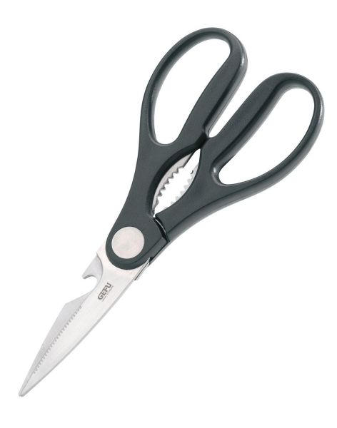 SCHERE - Schwarz, Konventionell, Kunststoff/Metall (21/8,5/1,4cm) - Gefu