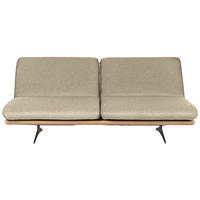 SCHLAFSOFA Palermo in Eichefarben, Beige  - Eichefarben/Beige, Design, Holz/Textil (204/92/90cm) - Dieter Knoll