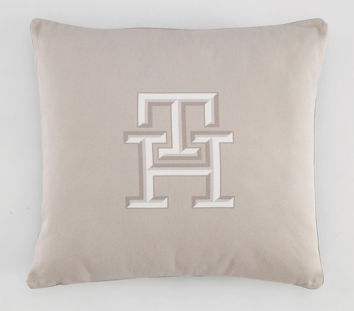 DÍSZPÁRNAHUZAT 40/40 cm  - bézs/fekete, Design, textil (40/40cm) - Tommy Hilfiger